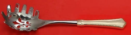 Wallace Madison Sterling Silver Custom Pasta Server 10 3/4 in: Wallace Madison Sterling Silver Custom Pasta Server 10 3/4 in Presenting the Madison pattern by Wallace, this custom-made pasta server is crafted from sterling silver and features a hollow handle with