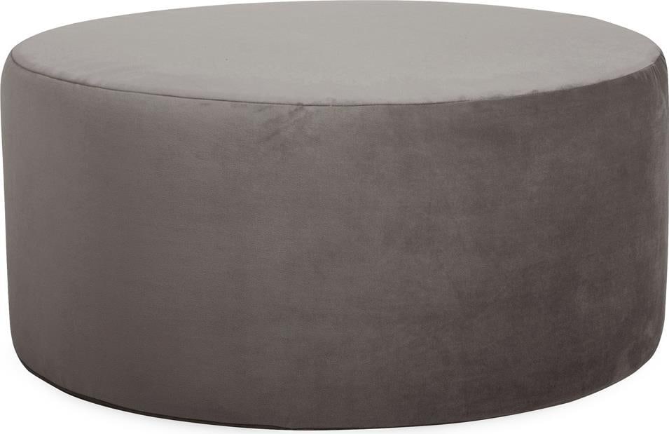 Howard Elliott Bella Round Pewter Pouf 36 Inch Hand-Finished (1 of 1)