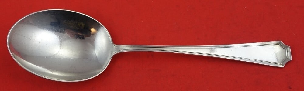 Durgin-Gorham Fairfax Sterling Silver Berry Spoon 8.5 Inches (1 of 2)