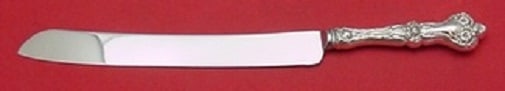 Majestic by Alvin Sterling Silver Wedding Cake Knife 12 Custom Made: Majestic by Alvin Sterling Silver Wedding Cake Knife 12 Custom Made This exquisite wedding cake knife is a custom-made piece from the Majestic by Alvin collection. Crafted from high-quality sterling s