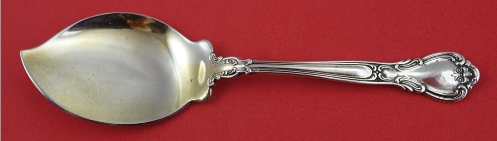 Gorham Chantilly Sterling Silver Jam Server 6.5 Inch Serving Piece: Gorham Chantilly Sterling Silver Jam Server 6.5 Inch Serving Piece Enhance your dining experience with this exquisite Chantilly by Gorham Sterling Silver Jam Server. Measuring 6 1/2 inches, this beaut
