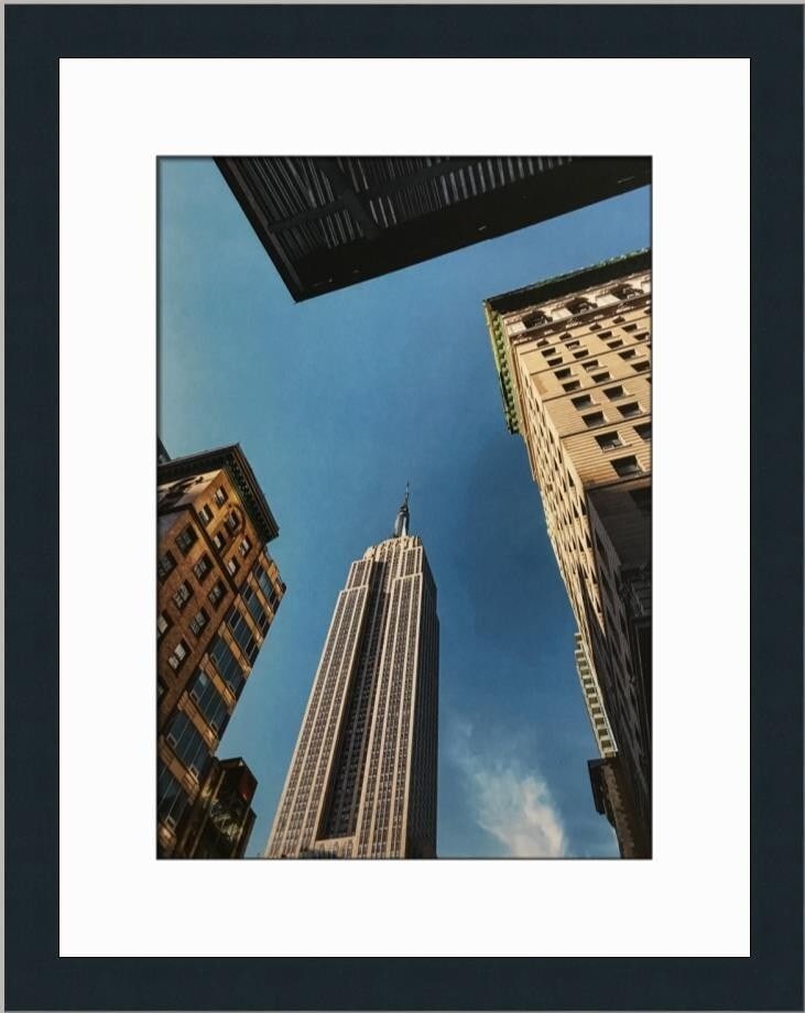The Empire State Building II Custom Framed Print Modern Art 19 x 15 (1 of 2)
