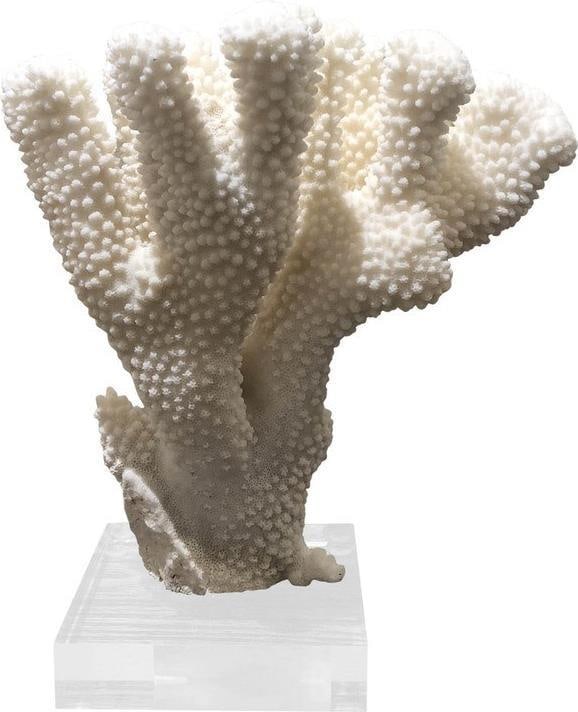 Handmade Acrylic Coral Sculpture 10x10 Coastal Decor (1 of 2)