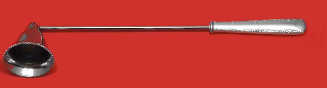 Gorham Camellia Sterling Silver Candle Snuffer 11 1/4" Custom: Gorham Camellia Sterling Silver Candle Snuffer 11 1/4" Custom This exquisite candle snuffer is crafted by Gorham in the elegant Camellia pattern. Featuring a custom-made hollow handle made of sterling