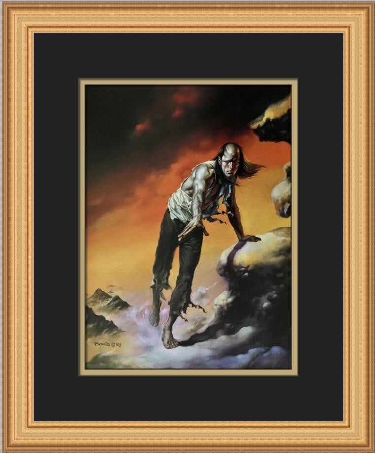 Boris Vallejo Frankenstein Custom Framed Fantasy Art Print (1 of 2)