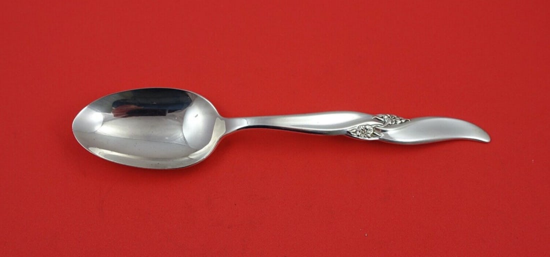 Northumbria Lake Louise Sterling Silver Soup Spoon 6 7/8 in (1 of 2)