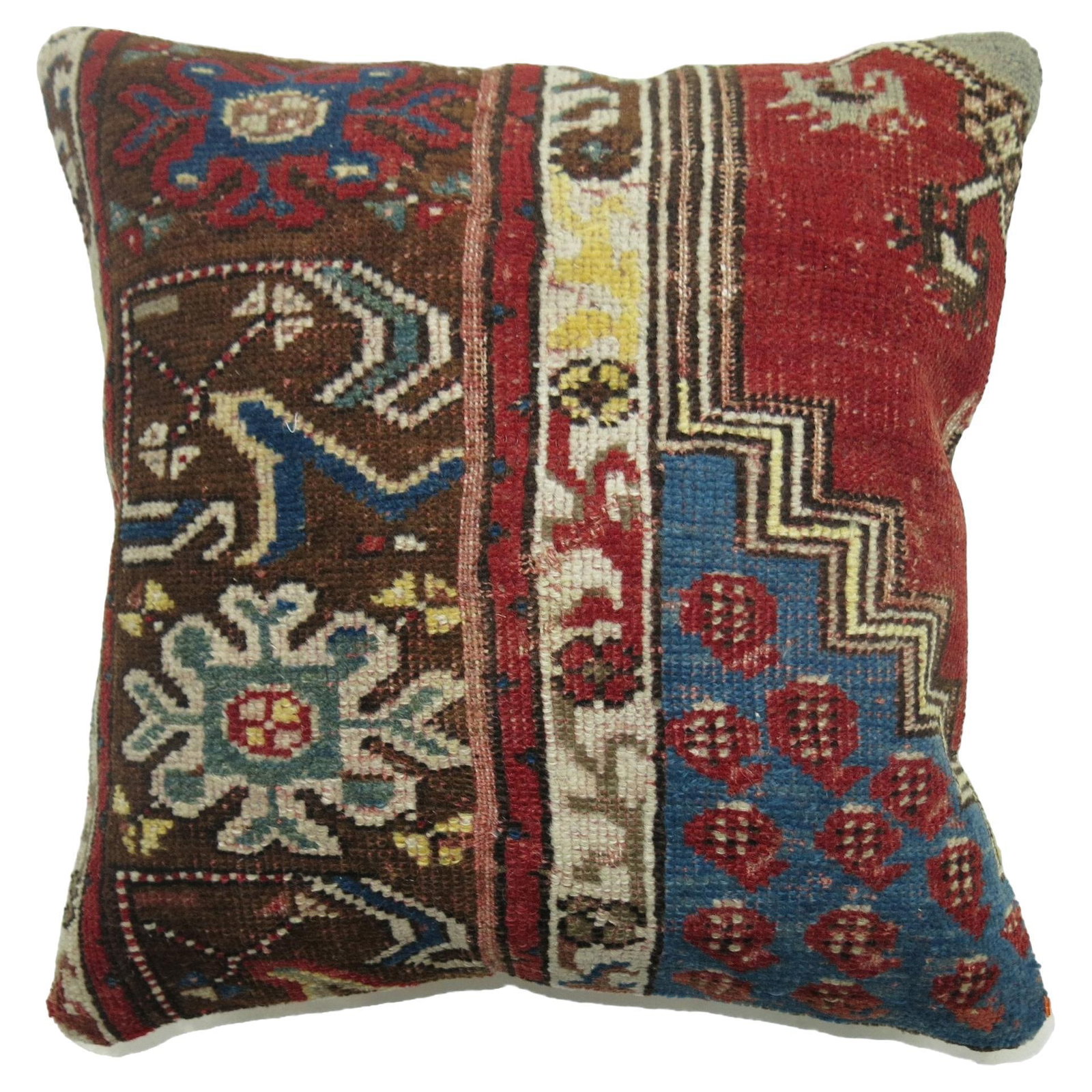 Zabihi Collection Vintage Turkish Rug Pillow 17 x 18 Adirondack Style (1 of 4)
