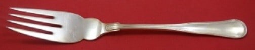 Cohr Old Danish Sterling Silver Fish Fork 7.75 Inches: Cohr Old Danish Sterling Silver Fish Fork 7.75 Inches This exquisite fish fork features the elegant Old Danish pattern by Cohr, crafted from high-quality sterling silver. Measuring 7 3/4 inches in len