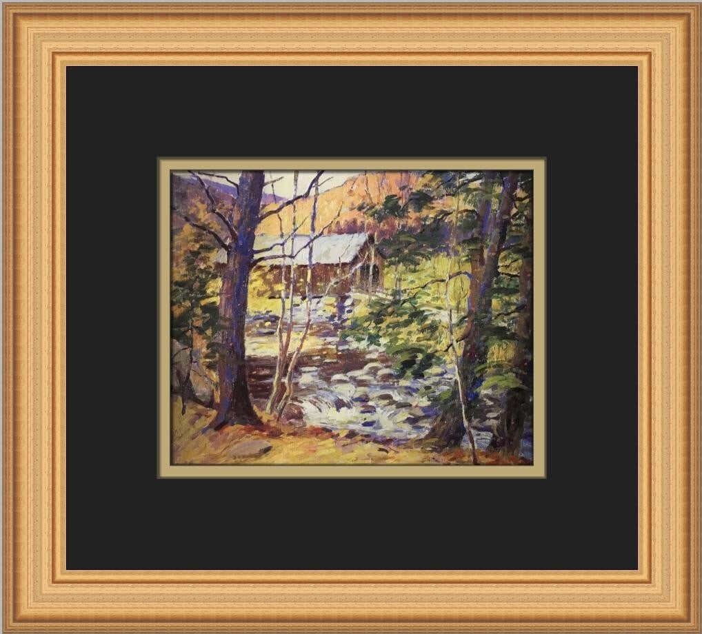 H Boylston Dummer Rockport Custom Framed Print 12x13 Contemporary Art (1 of 2)