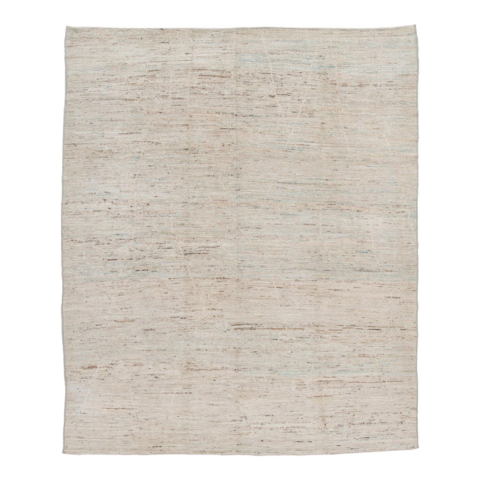 Handmade Beige Moroccan Wool Rug 8'2 x 9'9 Contemporary Design: Handmade Beige Moroccan Wool Rug 8'2 x 9'9 Contemporary Design Enhance your living space with this Handmade Beige Modern Moroccan Style Wool Rug, featuring a stunning hand-knotted design that brings