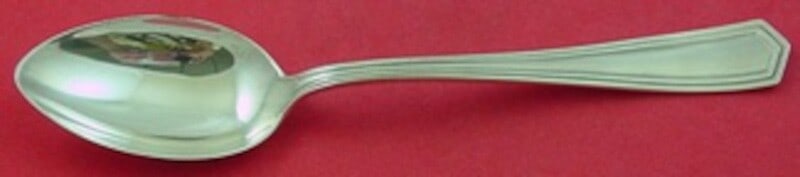 International Sterling Silver Brandon Soup Spoon 7 1/8" (1 of 2)