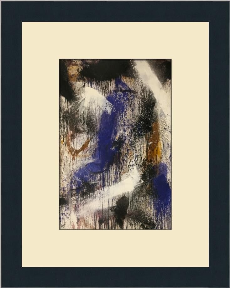 Norman Bluhm Fallen Monument Custom Framed Art Print 2004 (1 of 2)