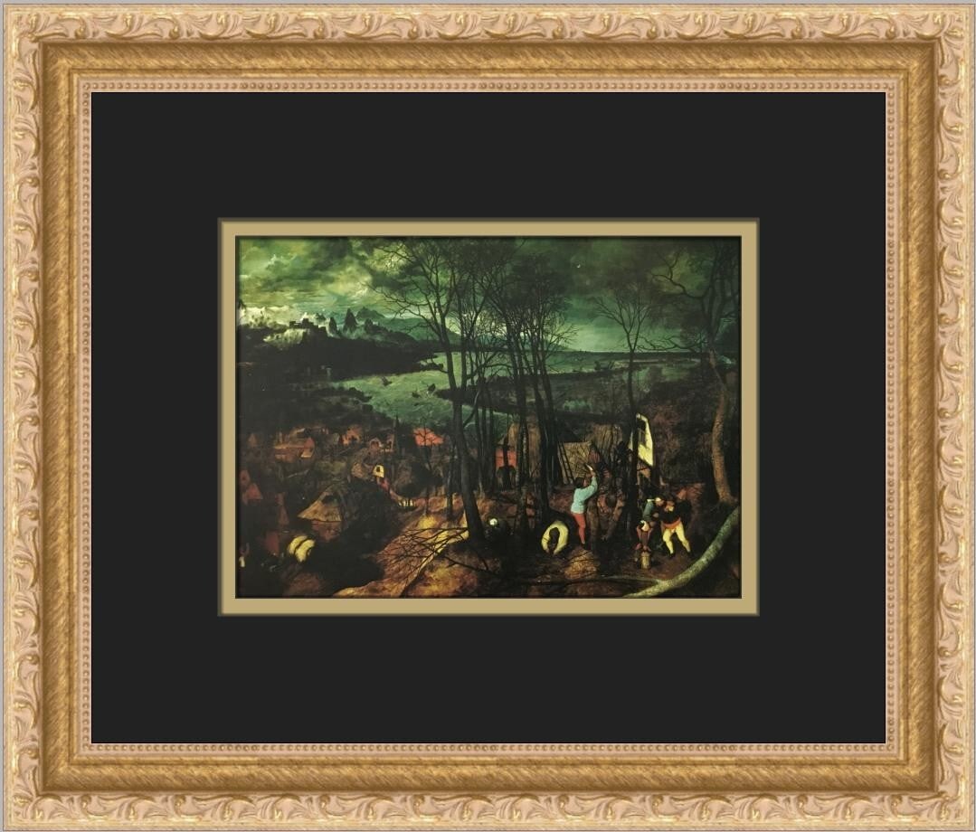 Pieter Bruegel The Dark Day Custom Framed Surrealist Print: Pieter Bruegel The Dark Day Custom Framed Surrealist Print This stunning custom framed print titled 'The Dark Day' by the renowned artist Pieter Bruegel captures the essence of Surrealism. Measuring 1