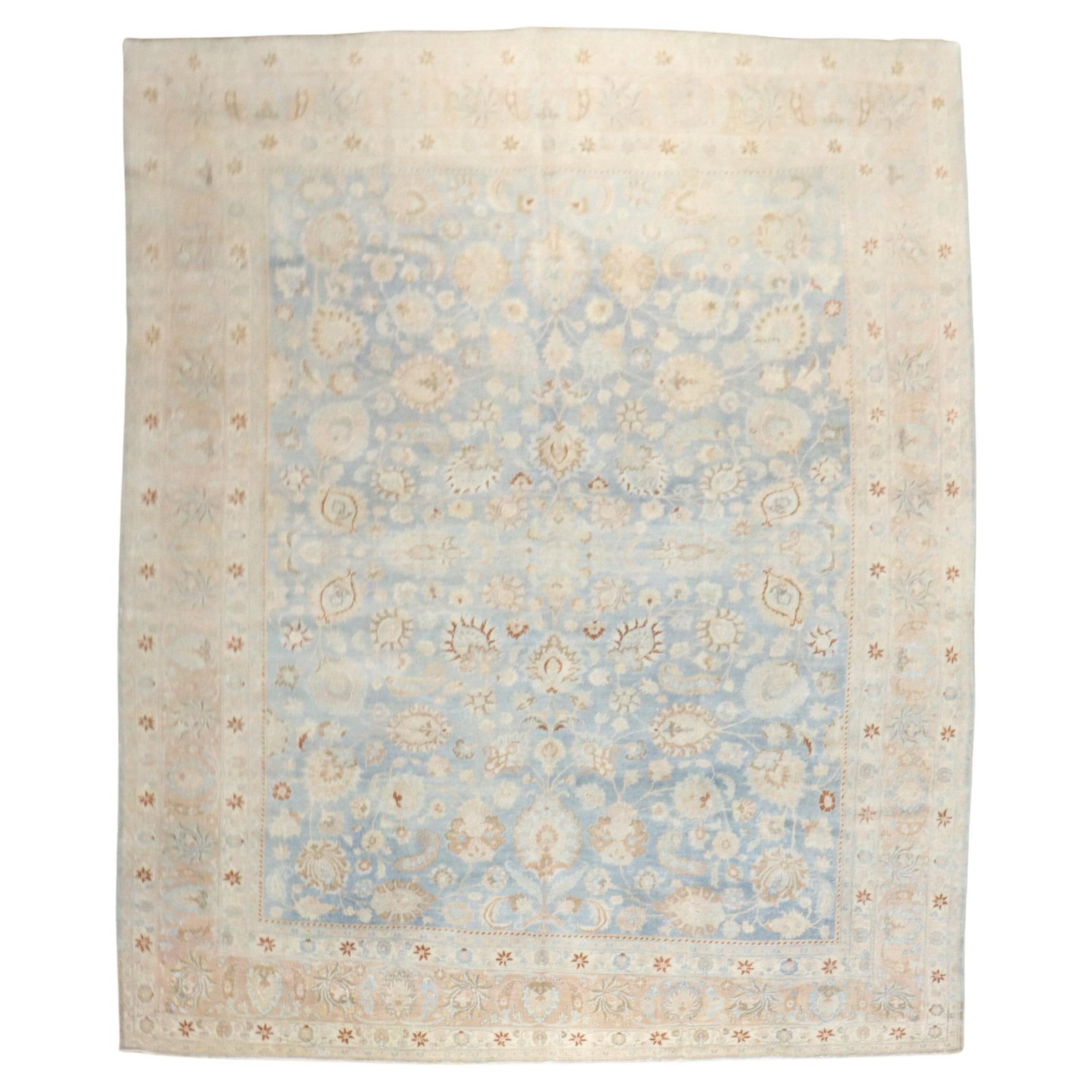 Zabihi Collection Antique Persian Meshed Rug 10'1 x 12'11 Hand-Knotted Wool (1 of 13)