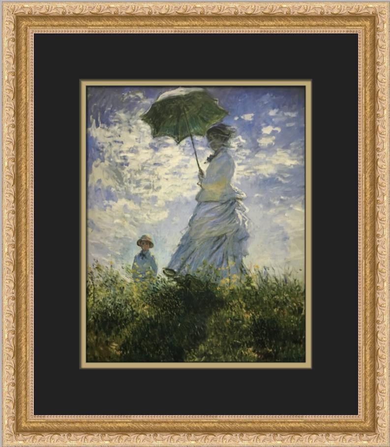 Claude Monet Madame Monet and Son Custom Framed Print 15 x 17 (1 of 2)