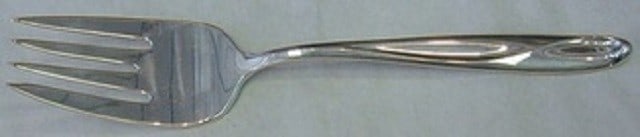 Reed & Barton Silver Sculpture Sterling Silver Cold Meat Fork 8.25" (1 of 1)