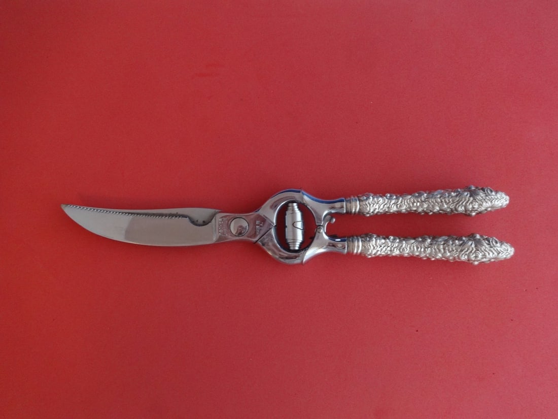 Stieff Rose Pattern Sterling Silver 11 Inch Lobster Shears (1 of 1)