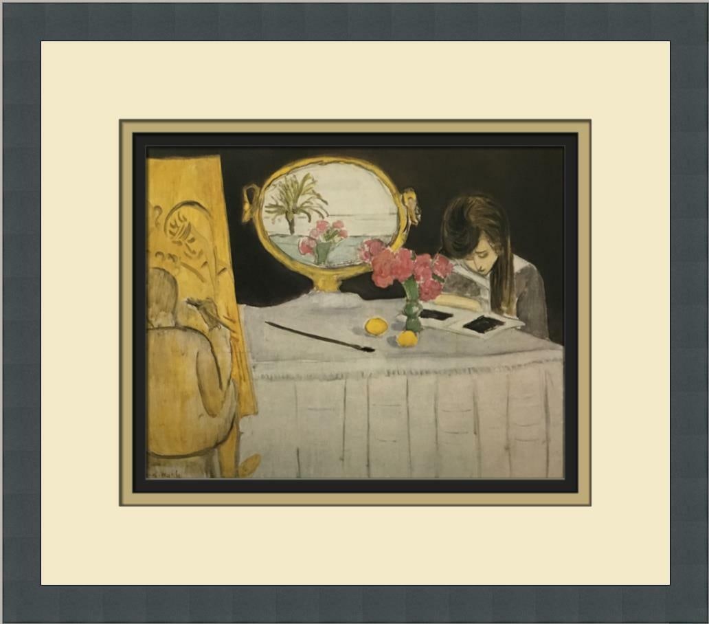 Henri Matisse The Painting Lesson Custom Framed Print 1999 (1 of 2)