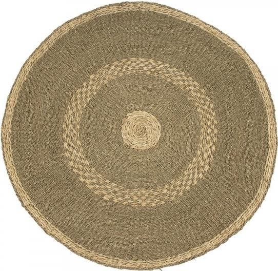 Zentique Timeless Striped Round Area Rug 4x4 Transitional Style (1 of 3)