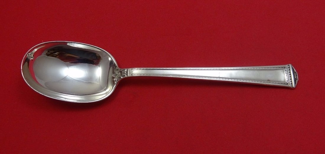International Sterling Silver Pantheon Sugar Spoon 6 Inch: International Sterling Silver Pantheon Sugar Spoon 6 Inch Discover the exquisite Pantheon Sugar Spoon, crafted from sterling silver by International. This elegant piece measures 6 inches and features