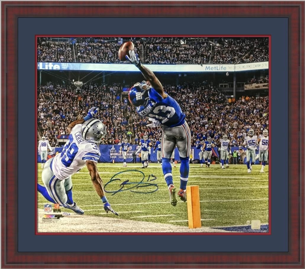 Odell Beckham Jr Signed Limited Edition Autographed Photo Custom Frame Steiner: Odell Beckham Jr Signed Limited Edition Autographed Photo Custom Frame Steiner Capture a moment of football history with this stunning autographed photograph of Odell Beckham Jr., known for his iconic