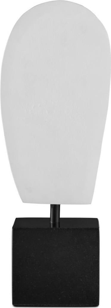 Currey Colette Modern Stone Art Accent 15.25H Cast Aluminum (1 of 5)