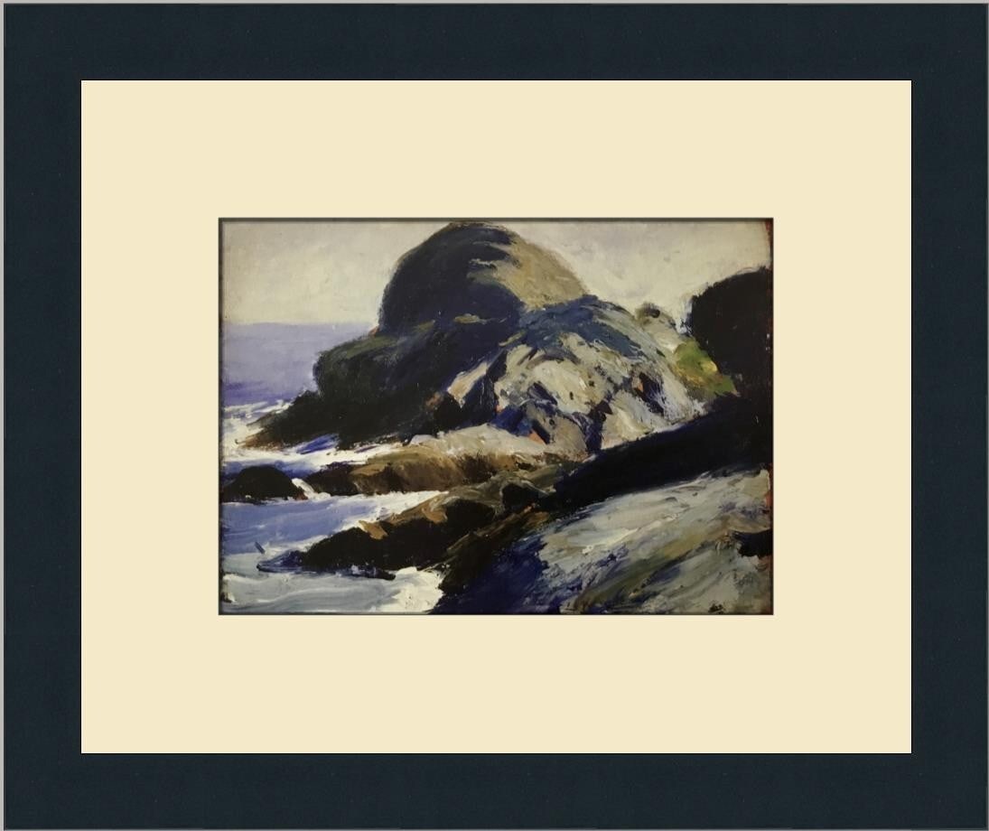 Edward Hopper A Rocky Shore Custom Framed Print 12x14 Realism Art (1 of 2)