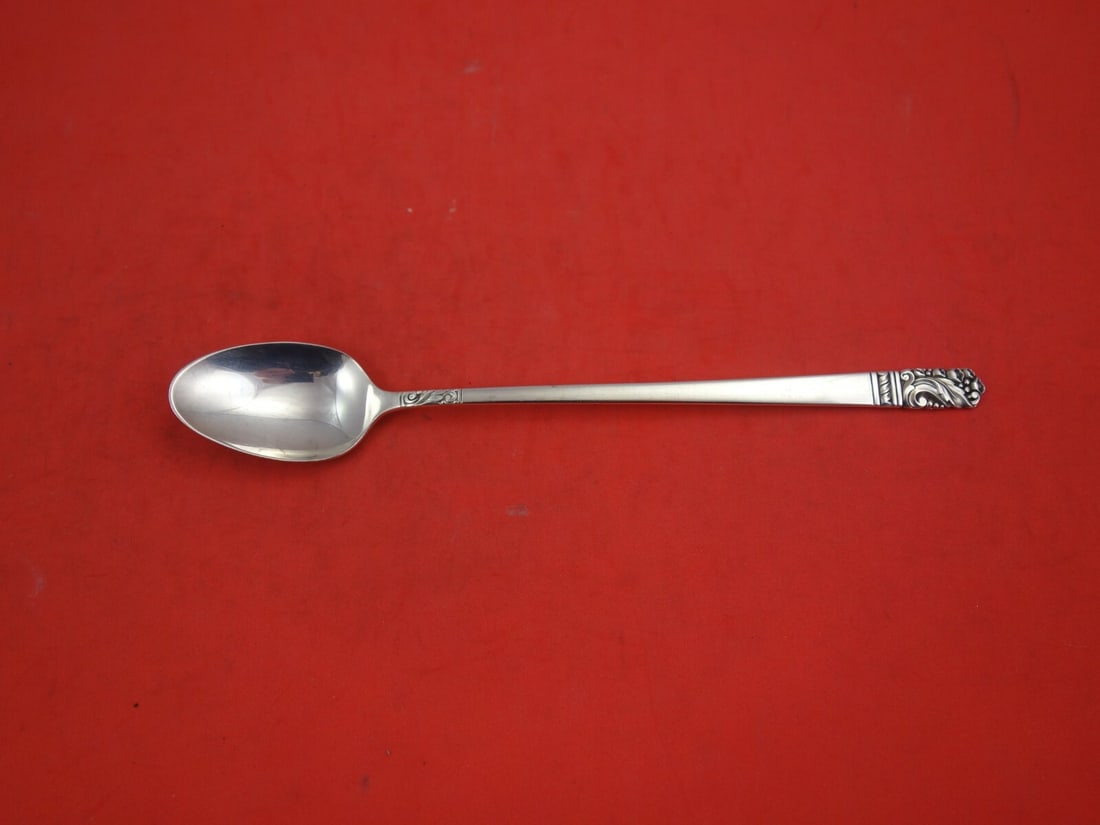 Oneida Mansion House Sterling Silver Iced Tea Spoon 7 3/4" (1 of 2)