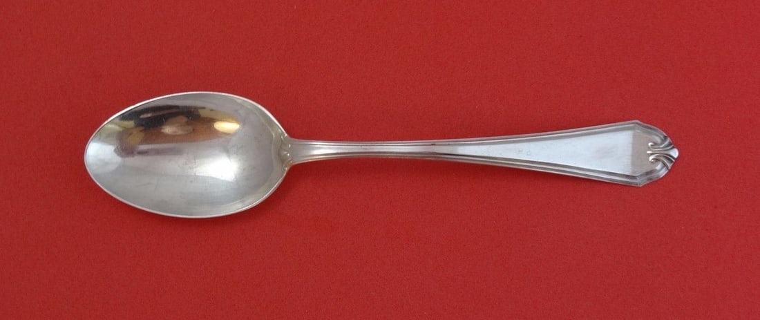 International Sterling Silver Serving Spoon Shirley Pattern 8 1/8" (1 of 1)
