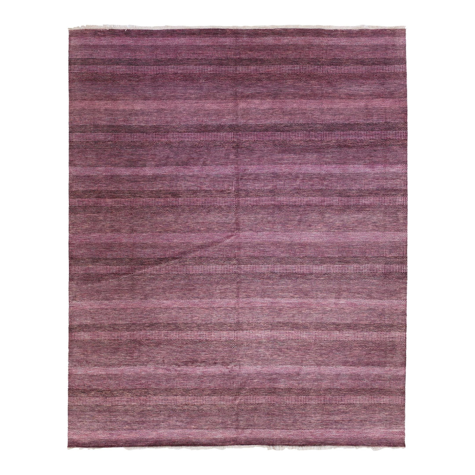 Modern Savannah Handmade Wool Rug Gray Purple Geometric 12'1 x 14'10: Modern Savannah Handmade Wool Rug Gray Purple Geometric 12'1 x 14'10 Enhance your space with this stunning Modern Savannah Handmade Purple Wool Rug. This hand-knotted rug features a beautiful gray and