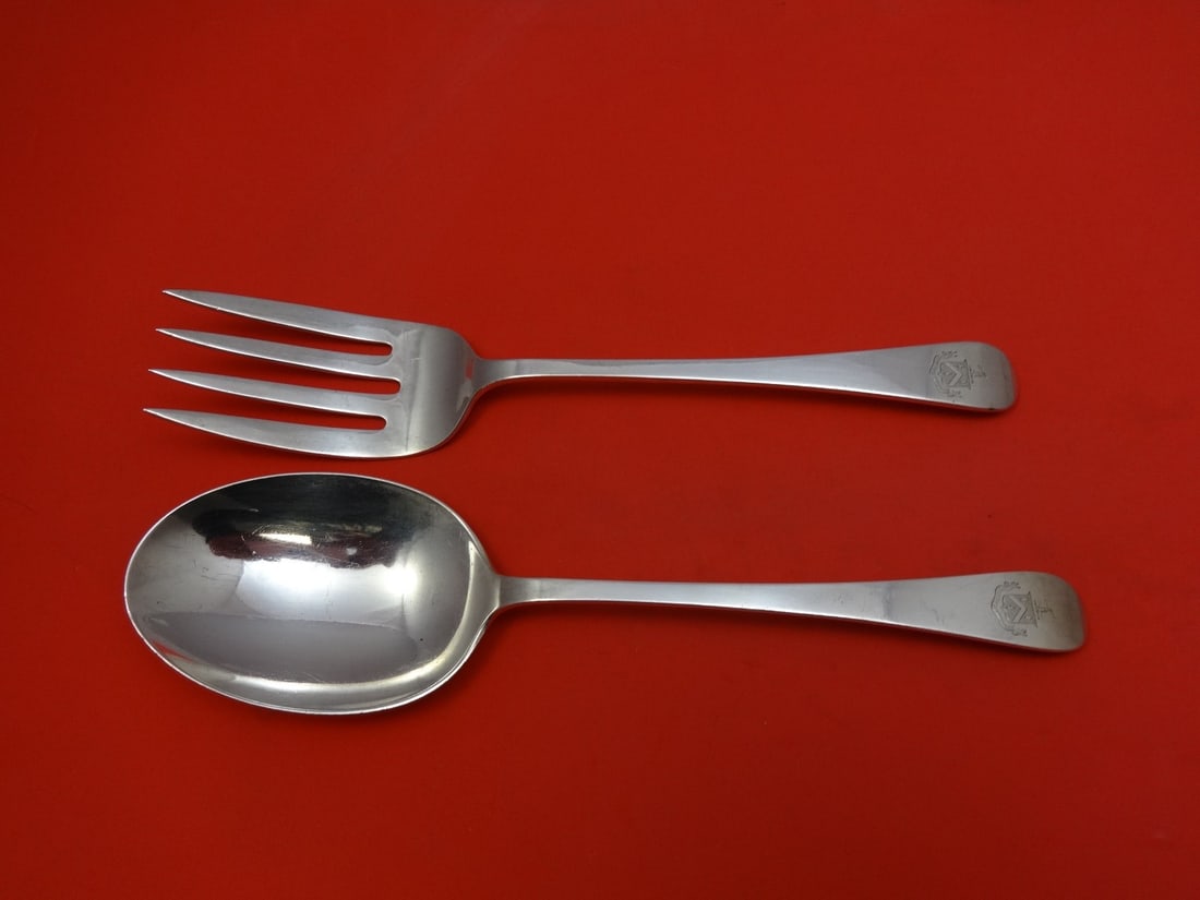 Gorham Covington Sterling Silver Vegetable Serving Set 2pc 8 3/4" (1 of 1)