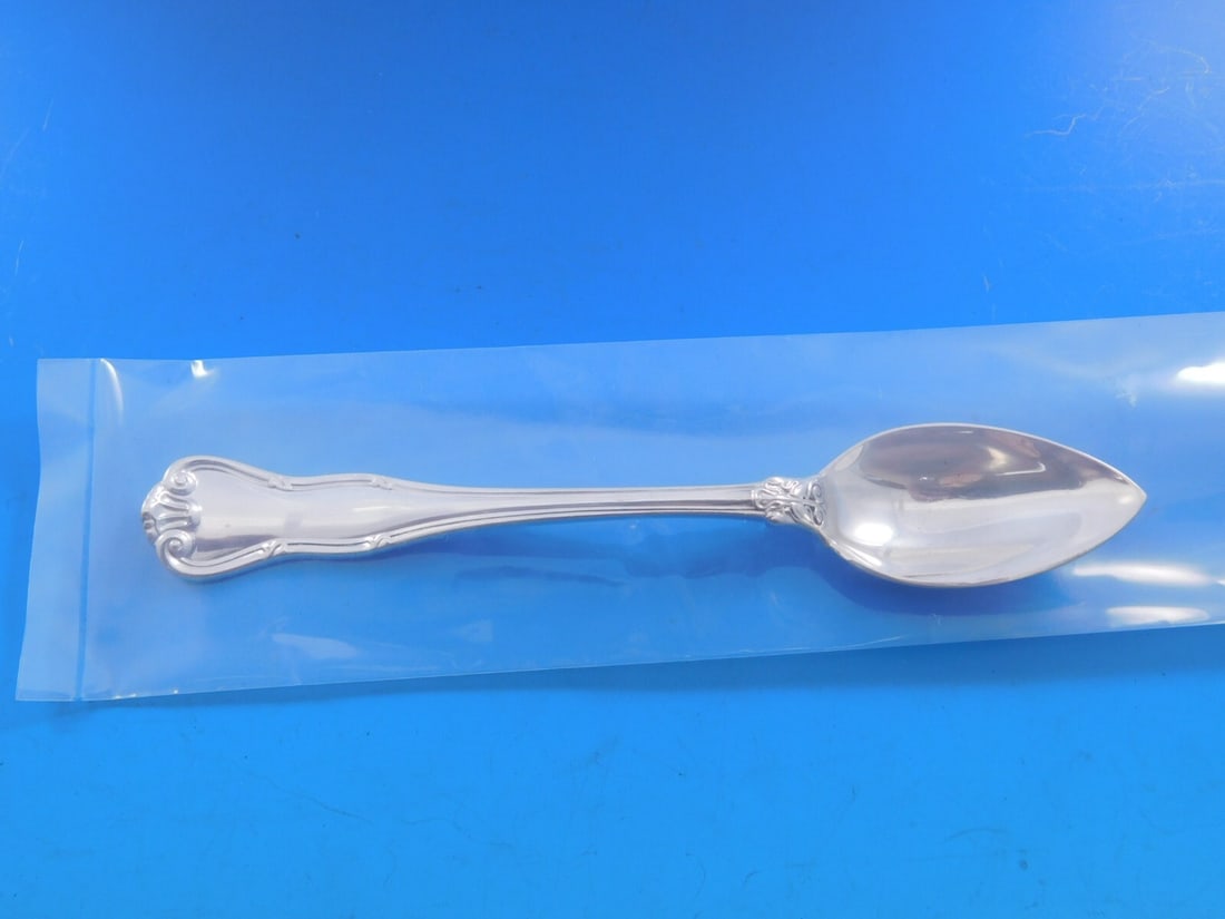 Tiffany & Co. Provence Sterling Silver Grapefruit Spoon 6 Inch: Tiffany & Co. Provence Sterling Silver Grapefruit Spoon 6 Inch This exquisite grapefruit spoon is a custom piece from the renowned Provence pattern by Tiffany & Co. Crafted from high-quality sterling