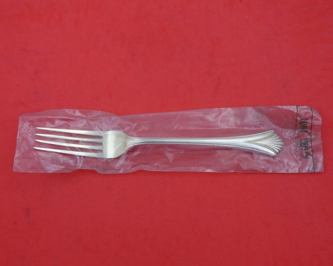 Lunt Regency Shell Sterling Silver Fork 7 3/8 Inch Heirloom Flatware (1 of 3)
