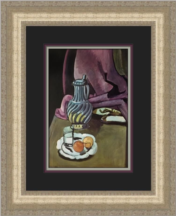 Henri Matisse The Pewter Jug Custom Framed Art Print 1979 (1 of 2)