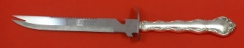 Reed and Barton Tara Sterling Silver Ham Slice Custom Made 11 5/8" Knife: Reed and Barton Tara Sterling Silver Ham Slice Custom Made 11 5/8" Knife Discover the elegance of the Tara ham slice by Reed and Barton, expertly crafted in sterling silver. This custom-made piece fea