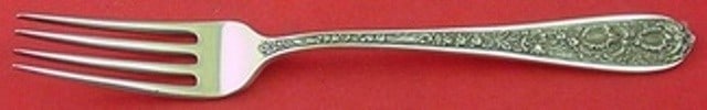 Stieff Corsage Vintage Sterling Silver Regular Fork 7 Inch Flatware (1 of 2)