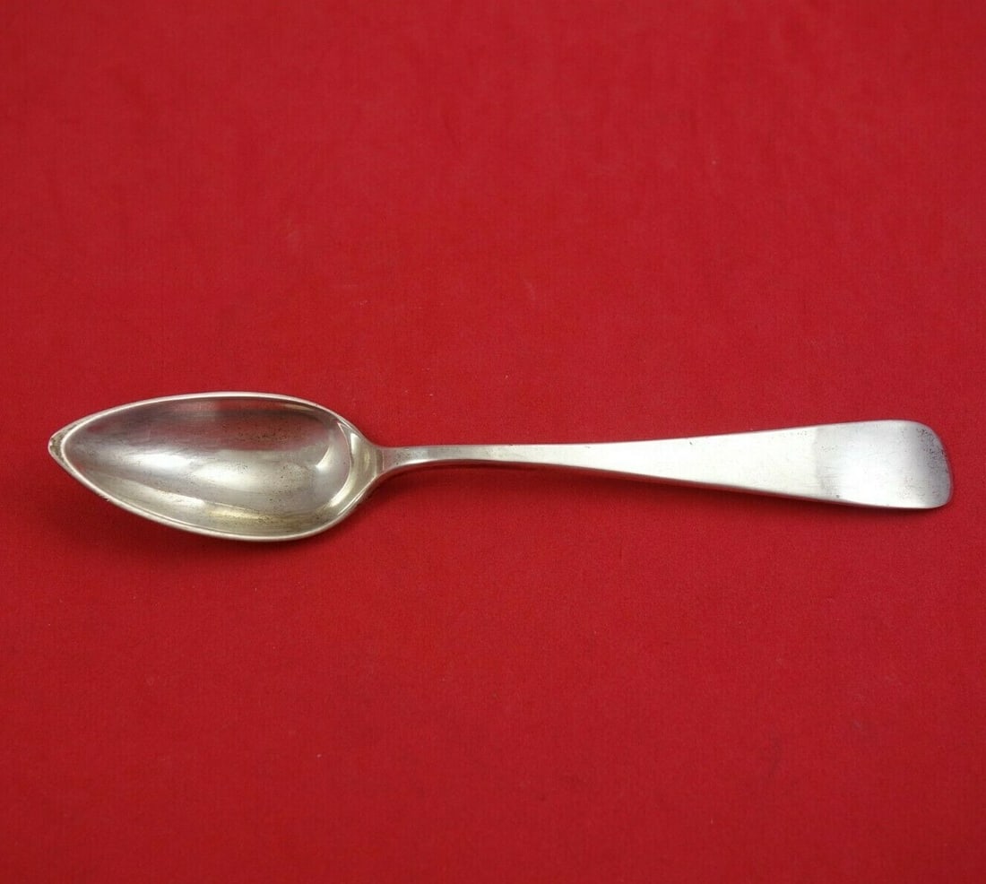 Old Newbury Crafters Wilton Sterling Silver Grapefruit Spoon 6 Inch (1 of 2)
