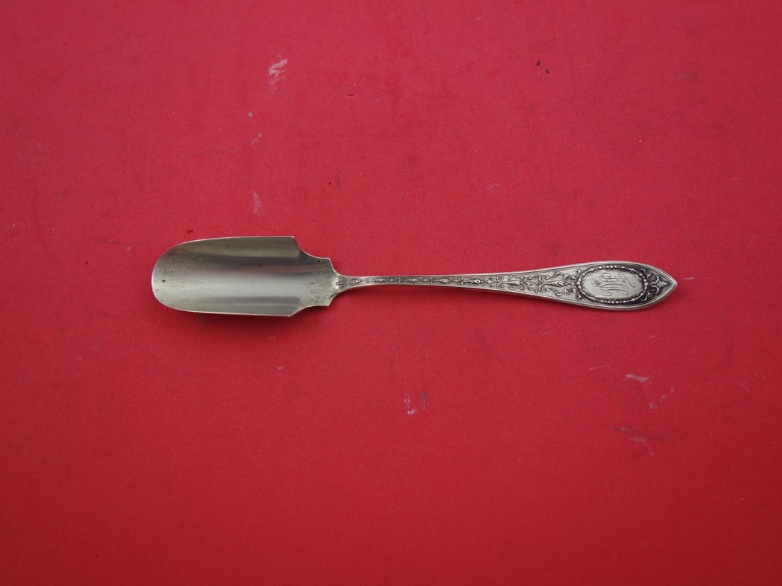 Whiting Adam Sterling Silver Cheese Scoop Vintage 6 1/4": Whiting Adam Sterling Silver Cheese Scoop Vintage 6 1/4" This vintage cheese scoop from the Adam pattern by Whiting is a beautiful example of sterling silver craftsmanship. Measuring 6 1/4 inches, it