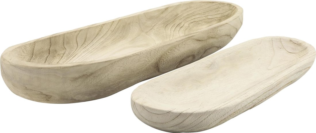 Sagebrook Contemporary Brown Paulownia Wood Accent Bowl 24x8: Sagebrook Contemporary Brown Paulownia Wood Accent Bowl 24x8 This contemporary accent bowl is a stylish addition to any home decor. Crafted from Paulownia wood, it features a rich brown finish that en