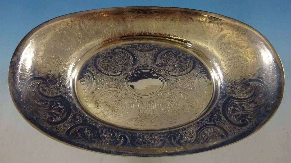 Elegant Ellis Barker Silverplate Bread Tray 12 x 7.5 x 1.75 (1 of 7)