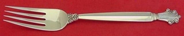 Georg Jensen Acanthus Sterling Silver Luncheon Fork 6.5in (1 of 2)