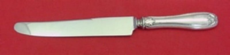 Tiffany & Co Colonial Sterling Silver Knife 9 1/4in Flatware: Tiffany & Co Colonial Sterling Silver Knife 9 1/4in Flatware This exquisite regular knife is from the Colonial pattern by Tiffany & Co., crafted from sterling silver with a hollow handle and a stainle