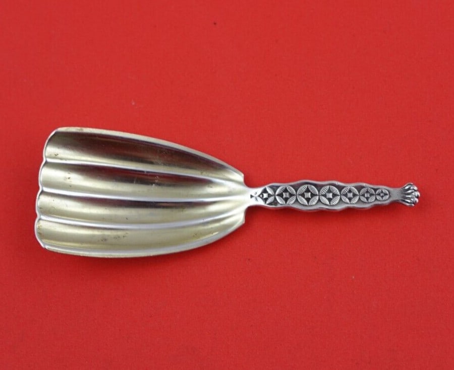 Whiting Sterling Silver Number 10 Tea Caddy Spoon 3 5/8" (1 of 3)