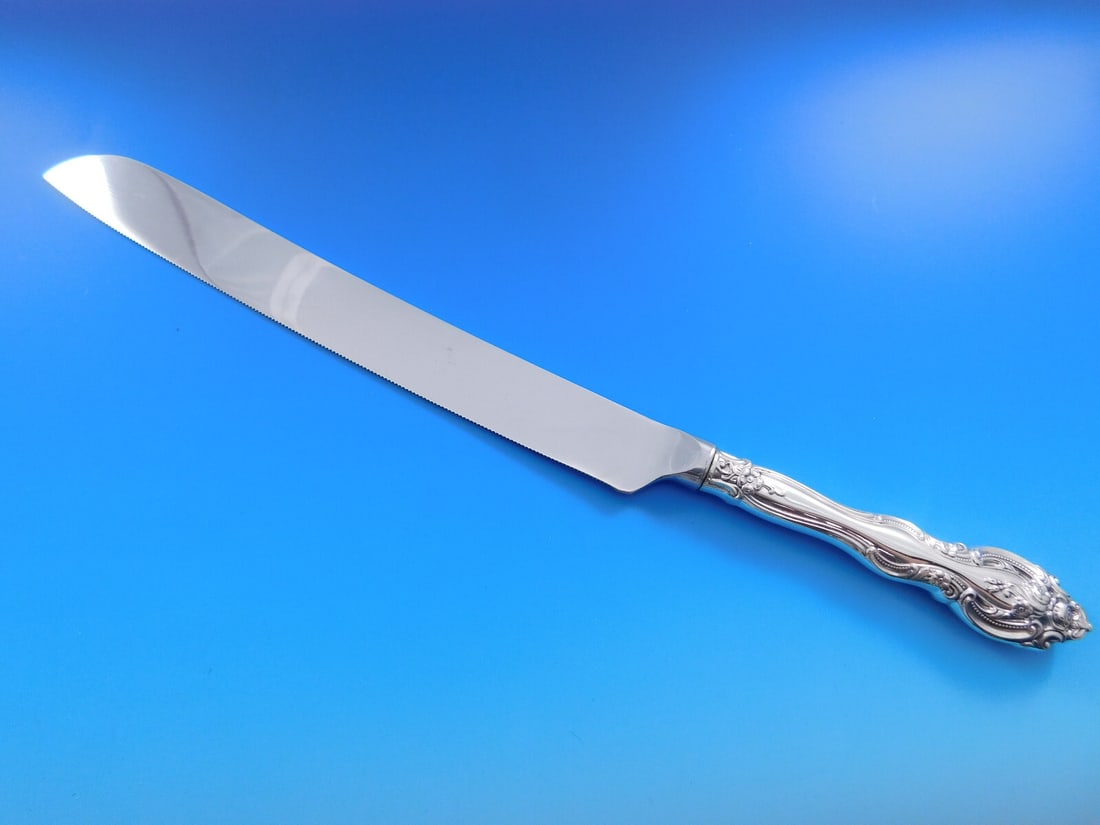 Gorham La Scala Sterling Silver Wedding Cake Knife 12 1/2 inch Baroque Style (1 of 6)