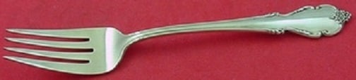 International Sterling Silver Salad Fork Breton Rose 6 3/8 Inch (1 of 1)