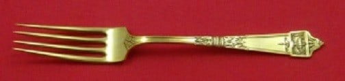 Gorham Lansdowne Vermeil Sterling Silver Regular Fork 7 Inches (1 of 1)
