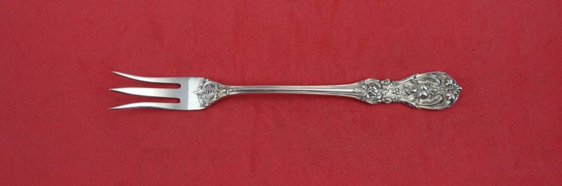 Reed & Barton Francis I Sterling Silver 6" Pickle Fork 3-Tine (1 of 2)