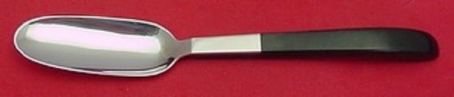 Lunt Contrast Sterling Silver Cheese Scoop 7 Mid Century Modern: Lunt Contrast Sterling Silver Cheese Scoop 7 Mid Century Modern Introducing the Contrast by Lunt Sterling Silver Cheese Scoop, a stunning piece that exemplifies Mid-Century Modern design. This origina