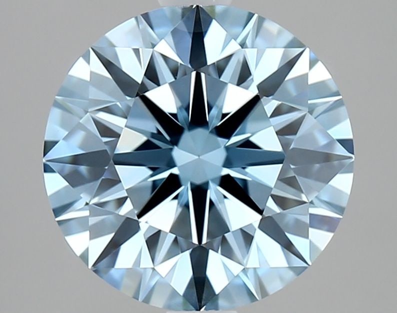 Ideal Loose Diamond - ROUND 2.01ct Fancy Intense Blue VVS1: Ideal Loose Diamond - ROUND 2.01ct Fancy Intense Blue VVS1 Source: This is a real non-mined Diamond that has been grown in a lab Shape: ROUND Carats: 2.01 Color: Fancy Intense Blue Certification: IGI