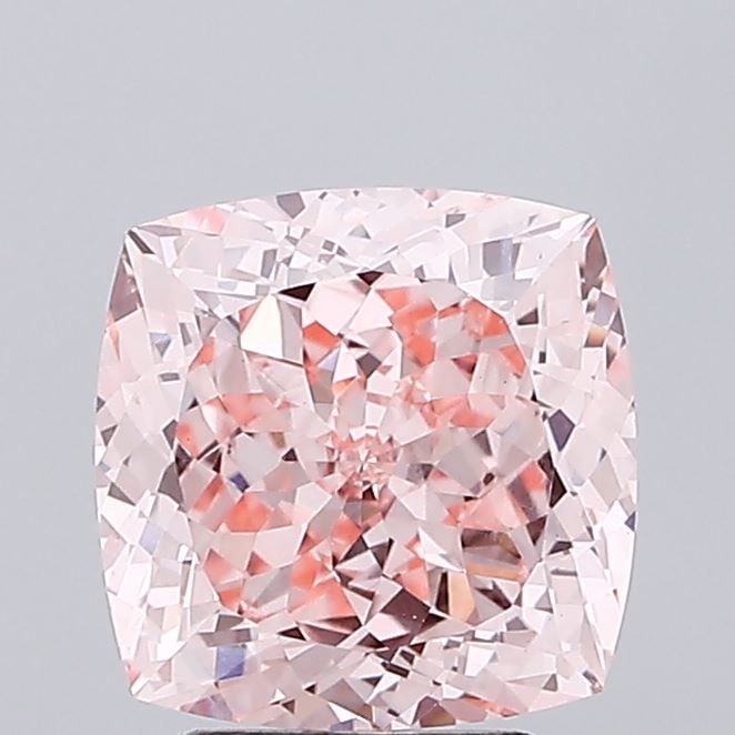 Loose Diamond - CUSHION MODIFIED 3.53ct Fancy Intense Pink VS1: Loose Diamond - CUSHION MODIFIED 3.53ct Fancy Intense Pink VS1 Source: This is a real non-mined Diamond that has been grown in a lab Shape: CUSHION MODIFIED Carats: 3.53 Color: Fancy Intense Pink Cert